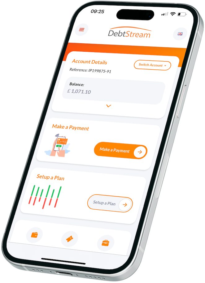 debtstream self service platform image